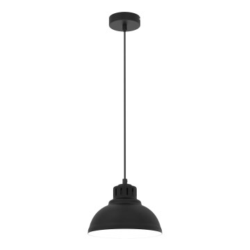 Candeeiro suspenso SVEN 1xE27/15W/230V preto