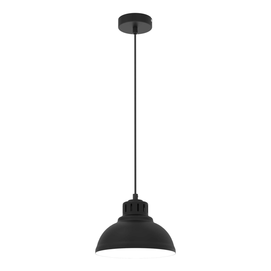 Candeeiro suspenso SVEN 1xE27/15W/230V preto