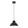 Candeeiro suspenso SVEN 1xE27/15W/230V preto