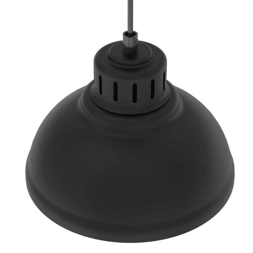 Candeeiro suspenso SVEN 1xE27/15W/230V preto