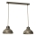 Candeeiro suspenso SVEN 2xE27/15W/230V latão