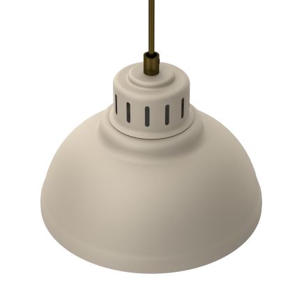 Candeeiro suspenso SVEN 3xE27/15W/230V bege
