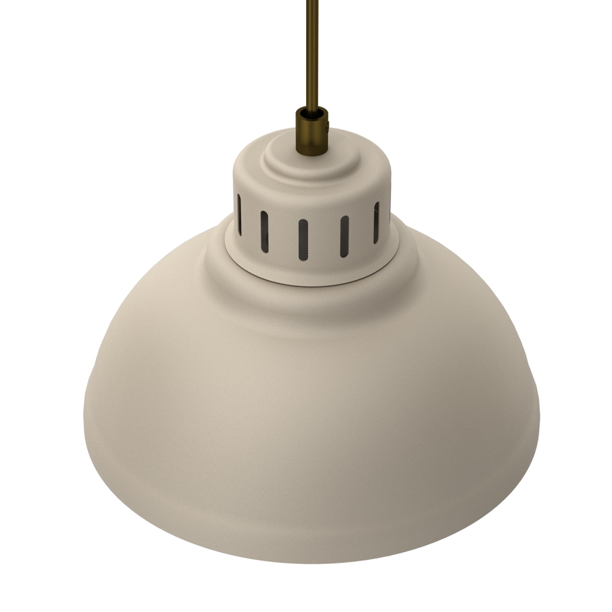 Candeeiro suspenso SVEN 3xE27/15W/230V bege