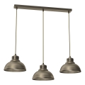 Candeeiro suspenso SVEN 3xE27/15W/230V latão
