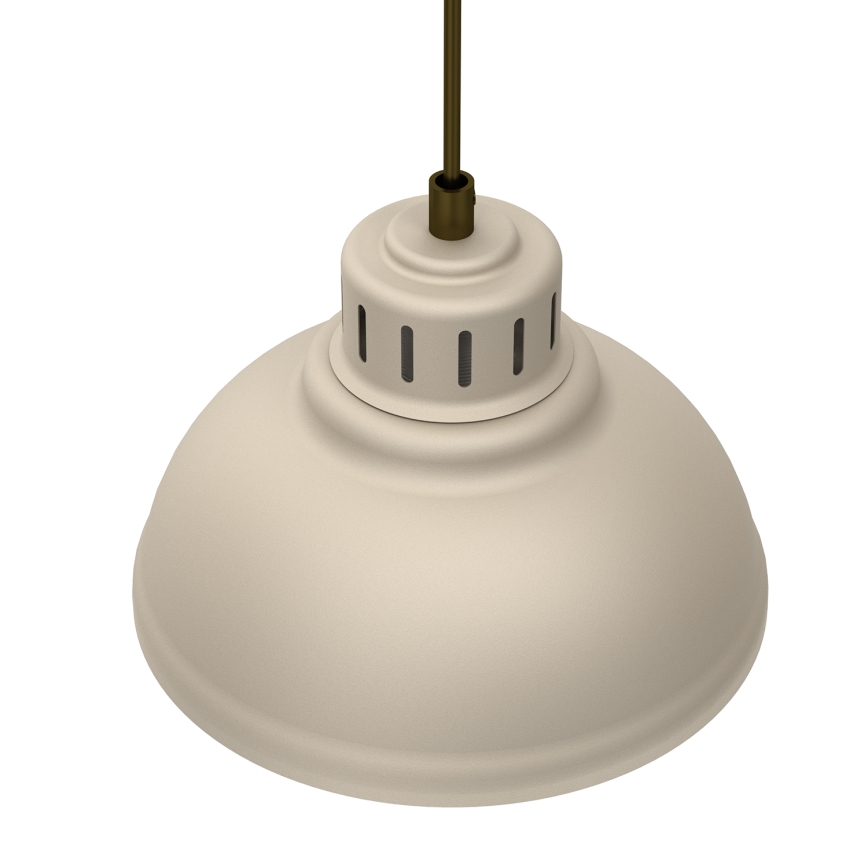 Candeeiro suspenso SVEN 4xE27/15W/230V bege