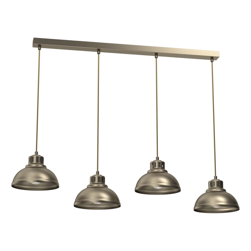 Candeeiro suspenso SVEN 4xE27/15W/230V latão