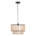 Candeeiro suspenso TAKARA 1xE27/20W/230V diâmetro 40 cm bege