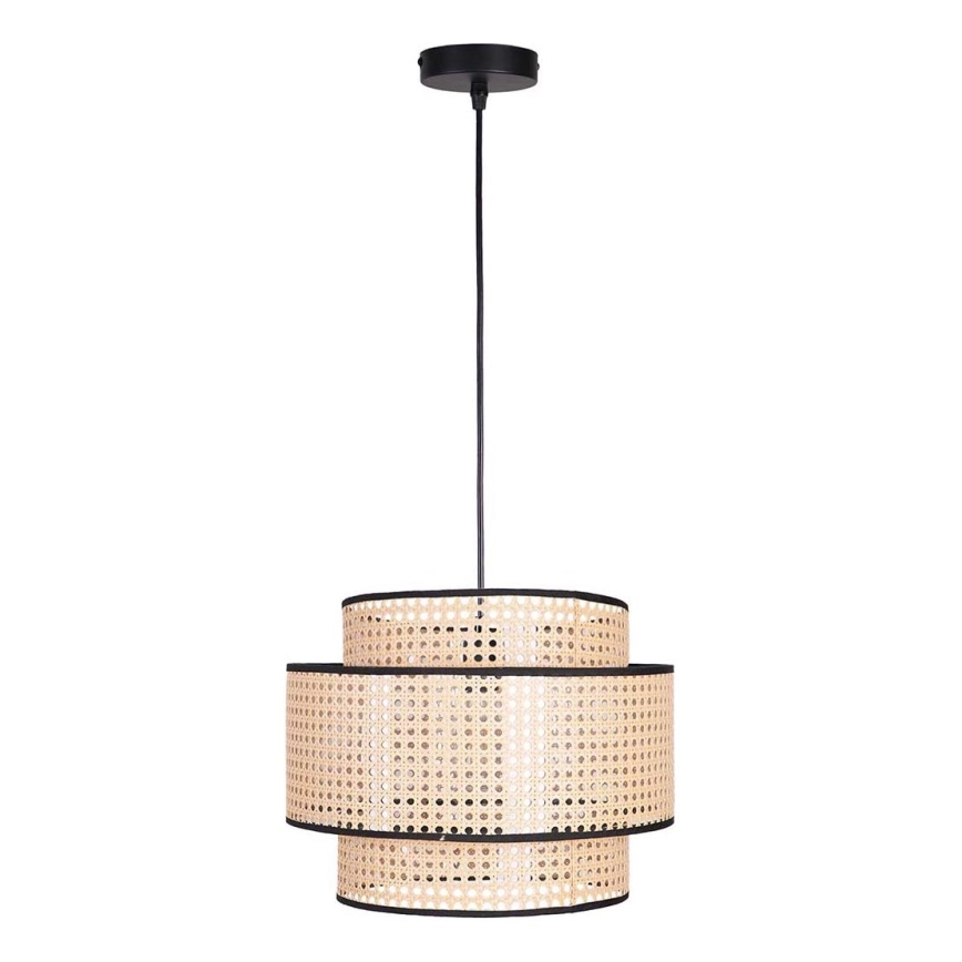 Candeeiro suspenso TAKARA 1xE27/20W/230V diâmetro 40 cm bege