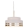 Candeeiro suspenso TAMI 1xE27/60W/230V creme/dourado