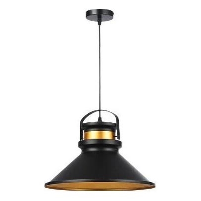 Candeeiro suspenso TAO 1xE27/60W/230V diâmetro 37 cm preto