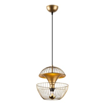 Candeeiro suspenso TELMANDER 1xE27/40W/230V dourado