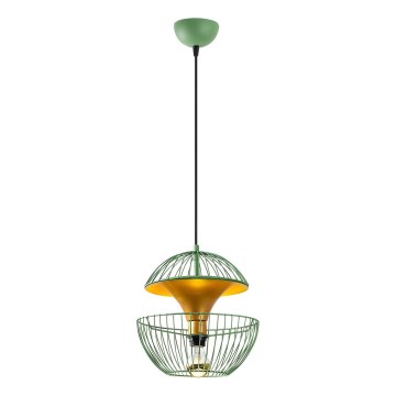 Candeeiro suspenso TELMANDER 1xE27/40W/230V verde