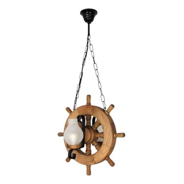 Candeeiro suspenso TIMONA 2xE14/40W/230V faia - FSC certificado