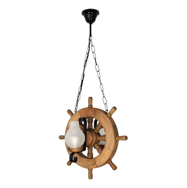 Candeeiro suspenso TIMONA 2xE14/40W/230V faia - FSC certificado