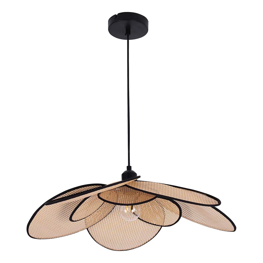 Candeeiro suspenso TOBAGO 1xE27/20W/230V diâmetro 60 cm bege