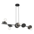 Candeeiro suspenso TOKEN 6xE27/15W/230V preto
