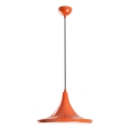 Candeeiro suspenso TOM 1xE27/40W/230V laranja