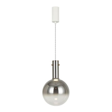 Candeeiro suspenso TORONTO 1xGU10/8W/230V cromado brilhante