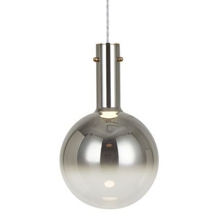 Candeeiro suspenso TORONTO 1xGU10/8W/230V cromado brilhante