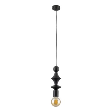 Candeeiro suspenso TOWER 1xE27/15W/230V preto