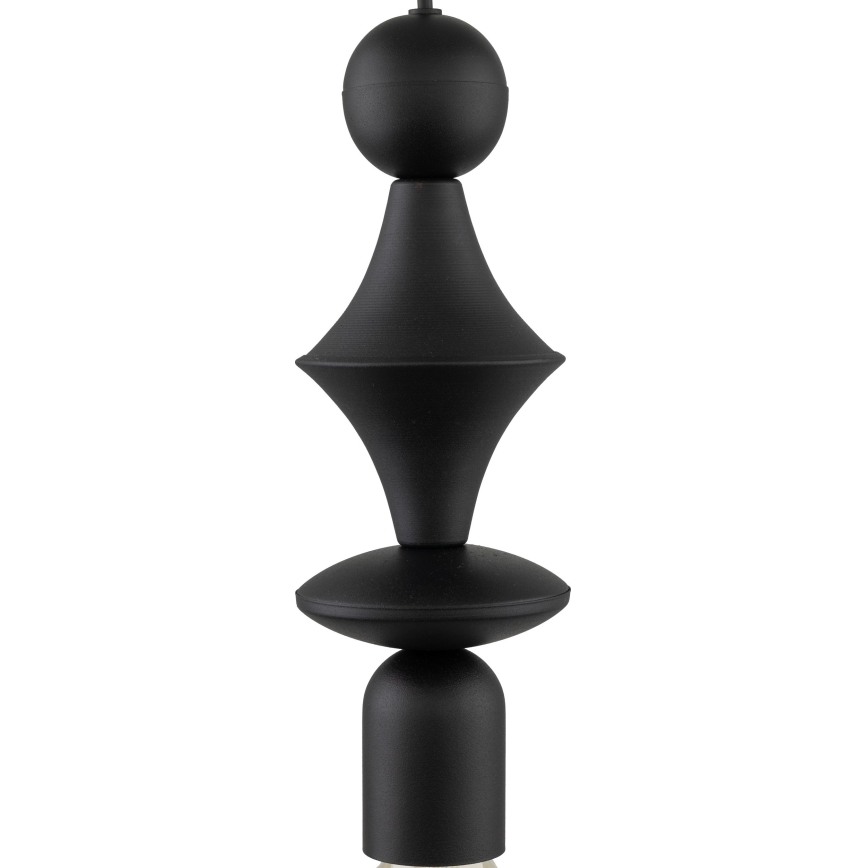 Candeeiro suspenso TOWER 1xE27/15W/230V preto