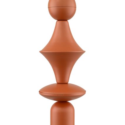 Candeeiro suspenso TOWER 1xE27/15W/230V tijolo