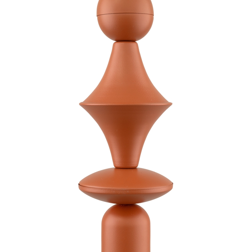 Candeeiro suspenso TOWER 1xE27/15W/230V tijolo