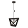 Candeeiro suspenso TRIGONON 1xE27/60W/230V faia