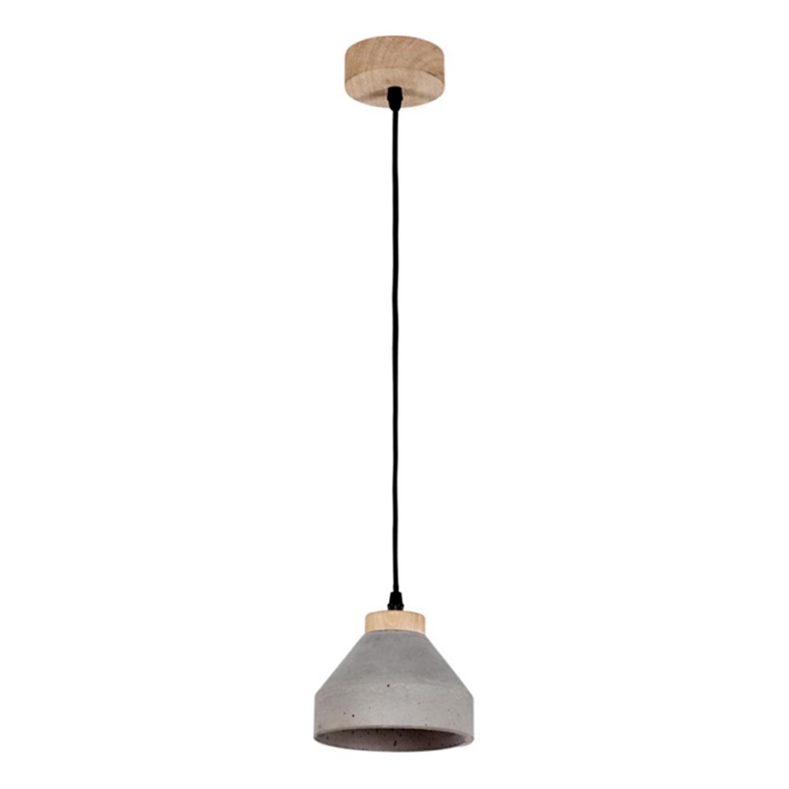 Candeeiro suspenso TRISTAN 1xE14/40W/230V carvalho