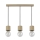 Candeeiro suspenso TRONGO ROUND 3xE27/60W/230V carvalho