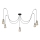 Candeeiro suspenso TUBE 5xE27/15W/230V aranha preto/dourado