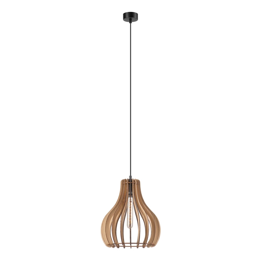 Candeeiro suspenso TUCCI 1xE27/60W/230V diâmetro 29 cm carvalho