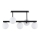 Candeeiro suspenso TUKANE 5xE14/10W/230V preto