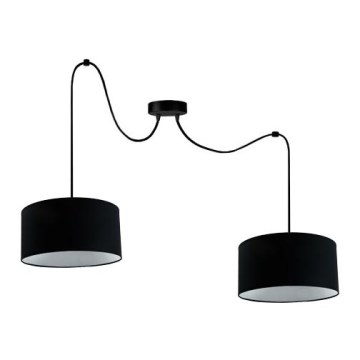 Candeeiro suspenso TUZ 2xE27/60W/230V aranha
