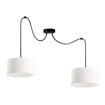 Candeeiro suspenso TUZ 2xE27/60W/230V aranha