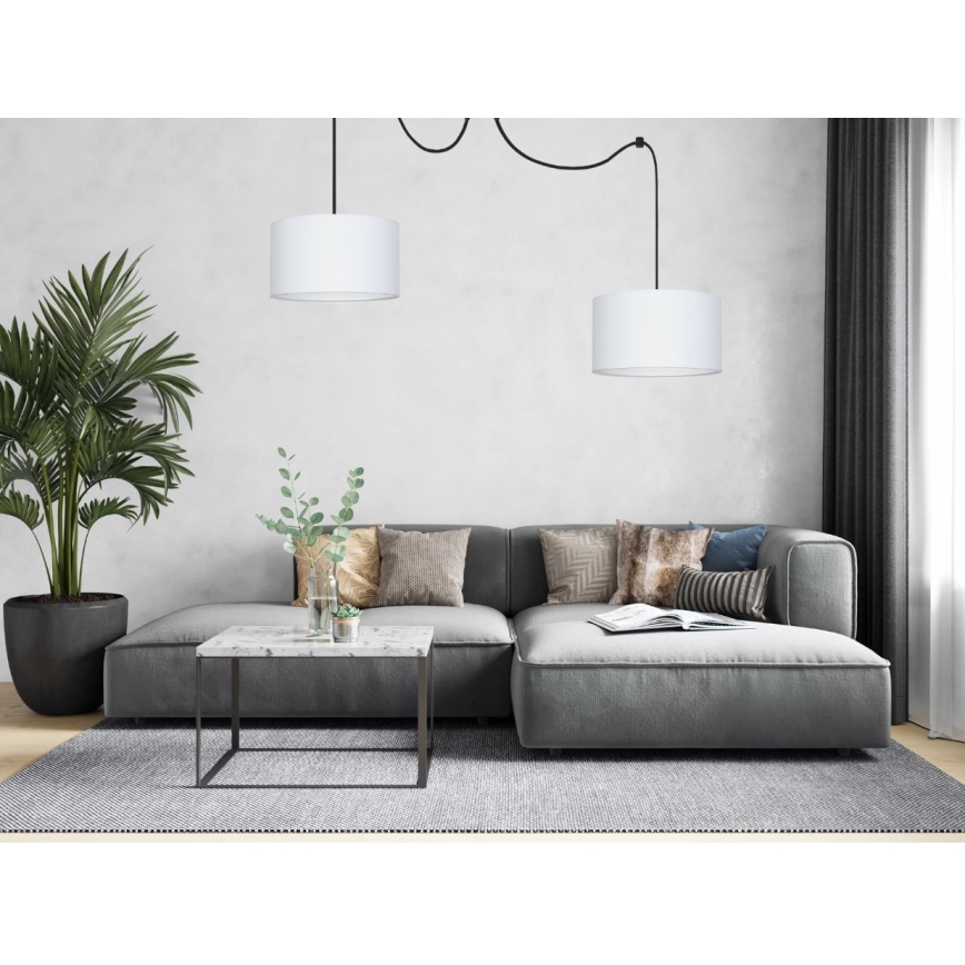 Candeeiro suspenso TUZ 2xE27/60W/230V aranha