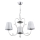 Candeeiro suspenso UNITY 3xE27/15W/230V cromado brilhante