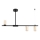 Candeeiro suspenso URANOS 3xGU10/10W/230V preto/dourado