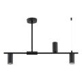 Candeeiro suspenso URANOS 3xGU10/10W/230V preto