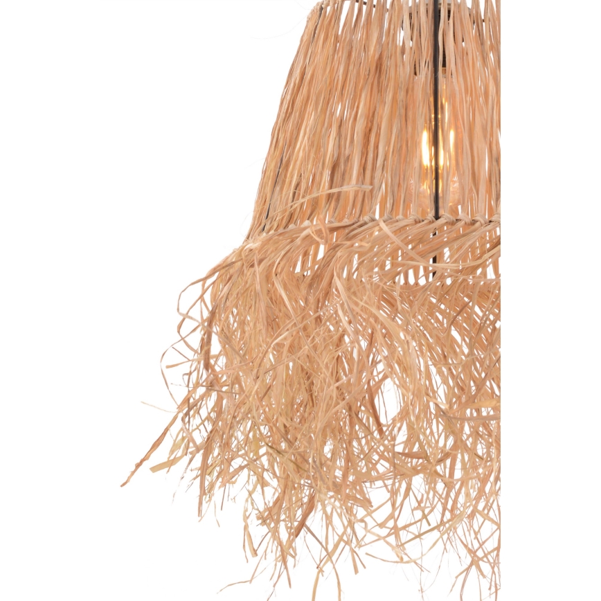 Candeeiro suspenso VALANCE 1xE27/40W/230V castanho