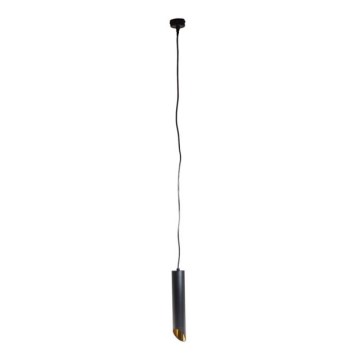 Candeeiro suspenso VALDA 1xGU10/30W/230V 132 cm preto