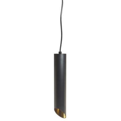 Candeeiro suspenso VALDA 1xGU10/30W/230V 132 cm preto