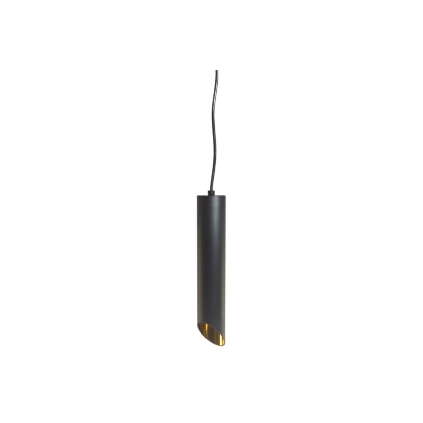 Candeeiro suspenso VALDA 1xGU10/30W/230V 132 cm preto