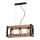 Candeeiro suspenso VARNA 3xE27/40W/230V carvalho