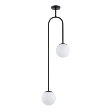 Candeeiro suspenso VECTOR 2xE14/10W/230V preto