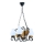Candeeiro suspenso VELA 4xE14/40W/230V faia - FSC certificado