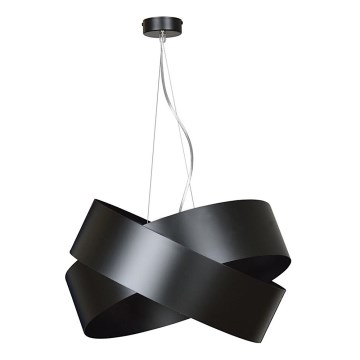 Candeeiro suspenso VIENO 3xE27/15W/230V preto