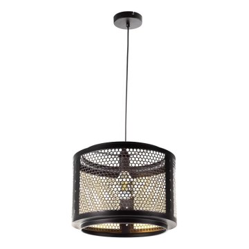 Candeeiro suspenso VITO 1xE27/40W/230V preto