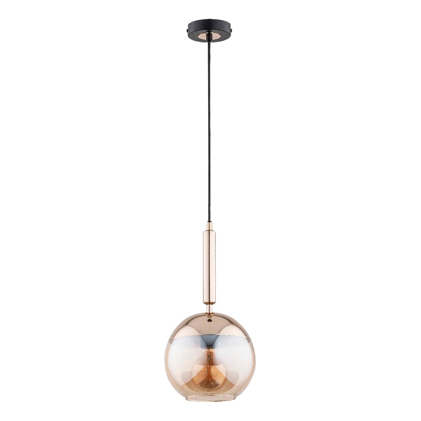 Candeeiro suspenso VOLDA 1xE27/15W/230V latão