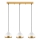 Candeeiro suspenso YILDO 3xE27/40W/230V branco/dourado